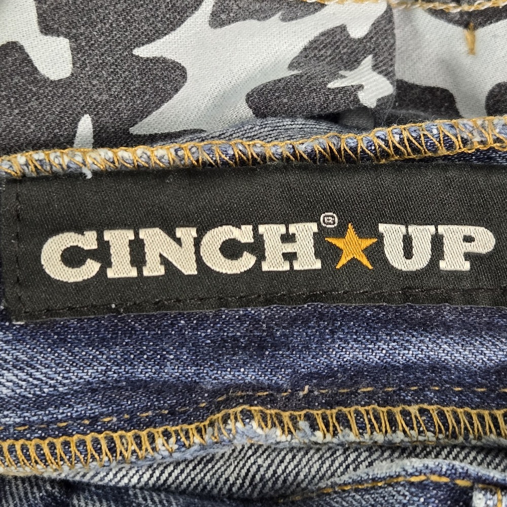 Cinch Men Jeans 30X30 Blue Denim Black Label 002 Rigid Cowboy Taper 28" Inseam - Picture 3 of 11